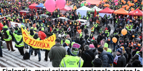 ﻿Finlandia maxi sciopero Nazionale